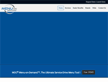 Tablet Screenshot of mocmenuondemand.com